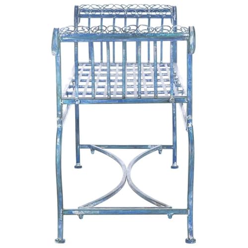 Antique White Outdoor Bench N8805