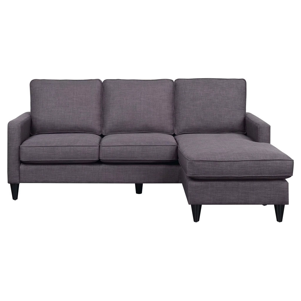 Charcoal Reversible Chaise Sectional B38798