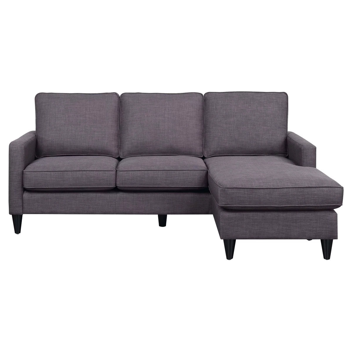 Charcoal Reversible Chaise Sectional B38798