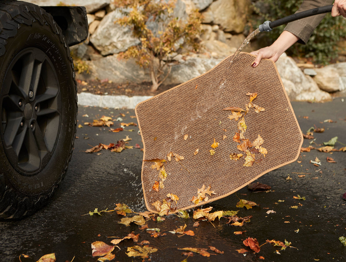 Beige All-Weather Textile Car Mats for Tesla Model X P916767