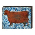 Cow Art on Board Wall Decor C63301