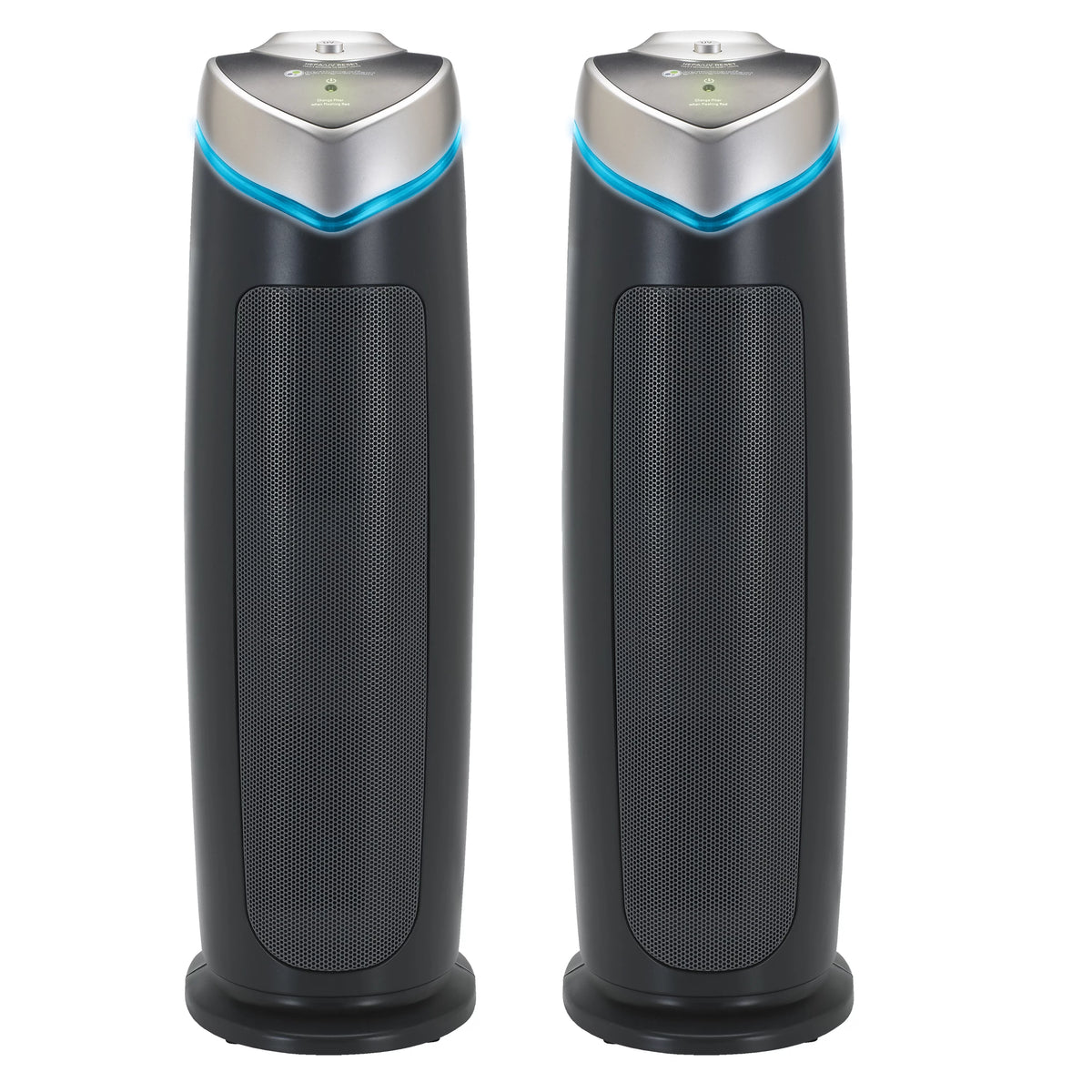 Tower Air Purifier with True HEPA Filter and UV-C Sanitizer, 2-Pack V195261