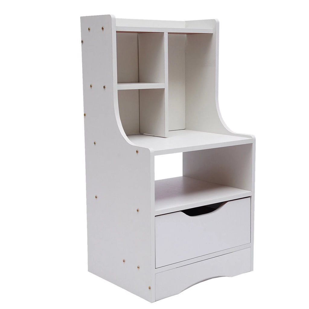 Wooden Nightstand with Drawer I963869