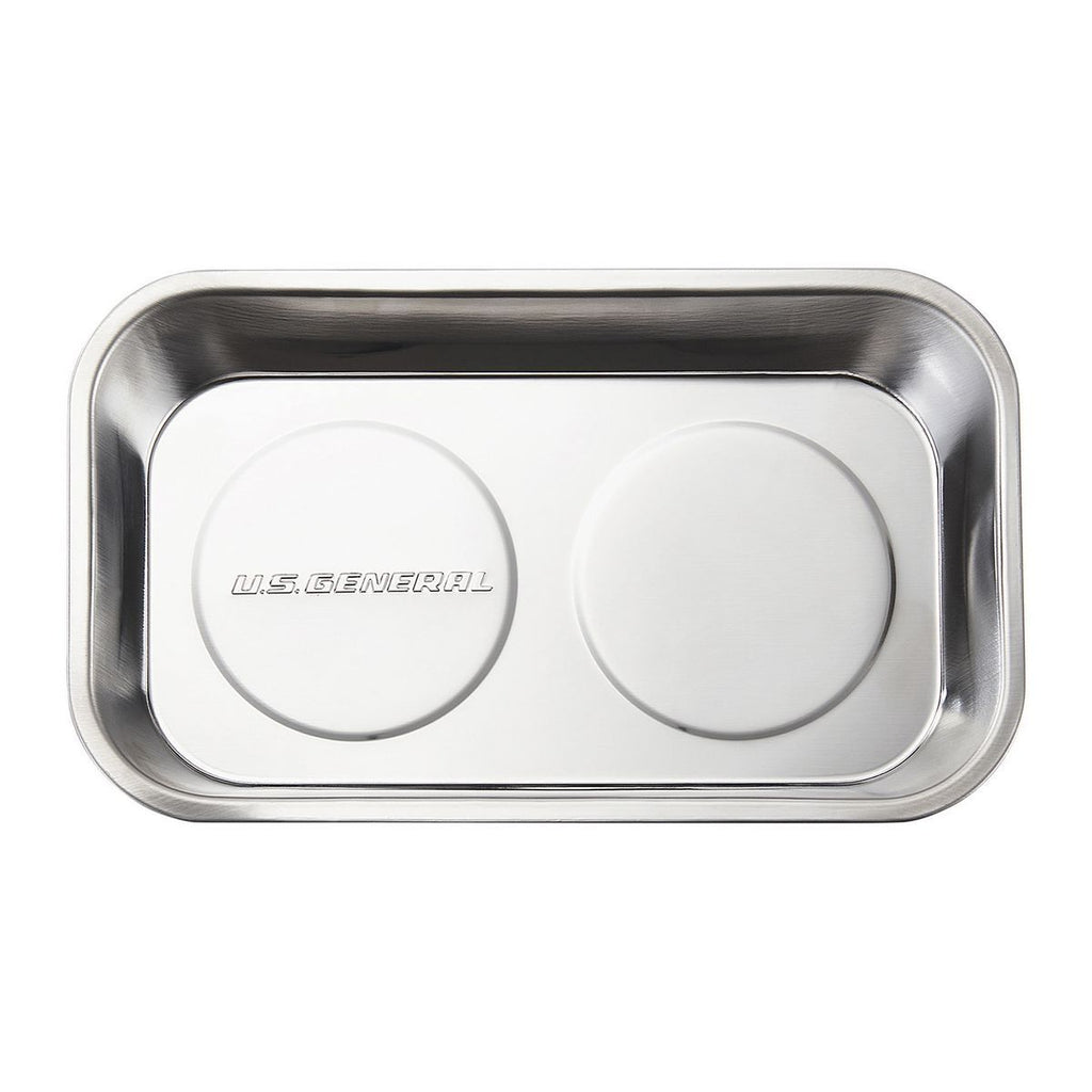 9-1/2 in. x 5-1/2 in. Magnetic Stainless Steel Parts Tray Y5341
