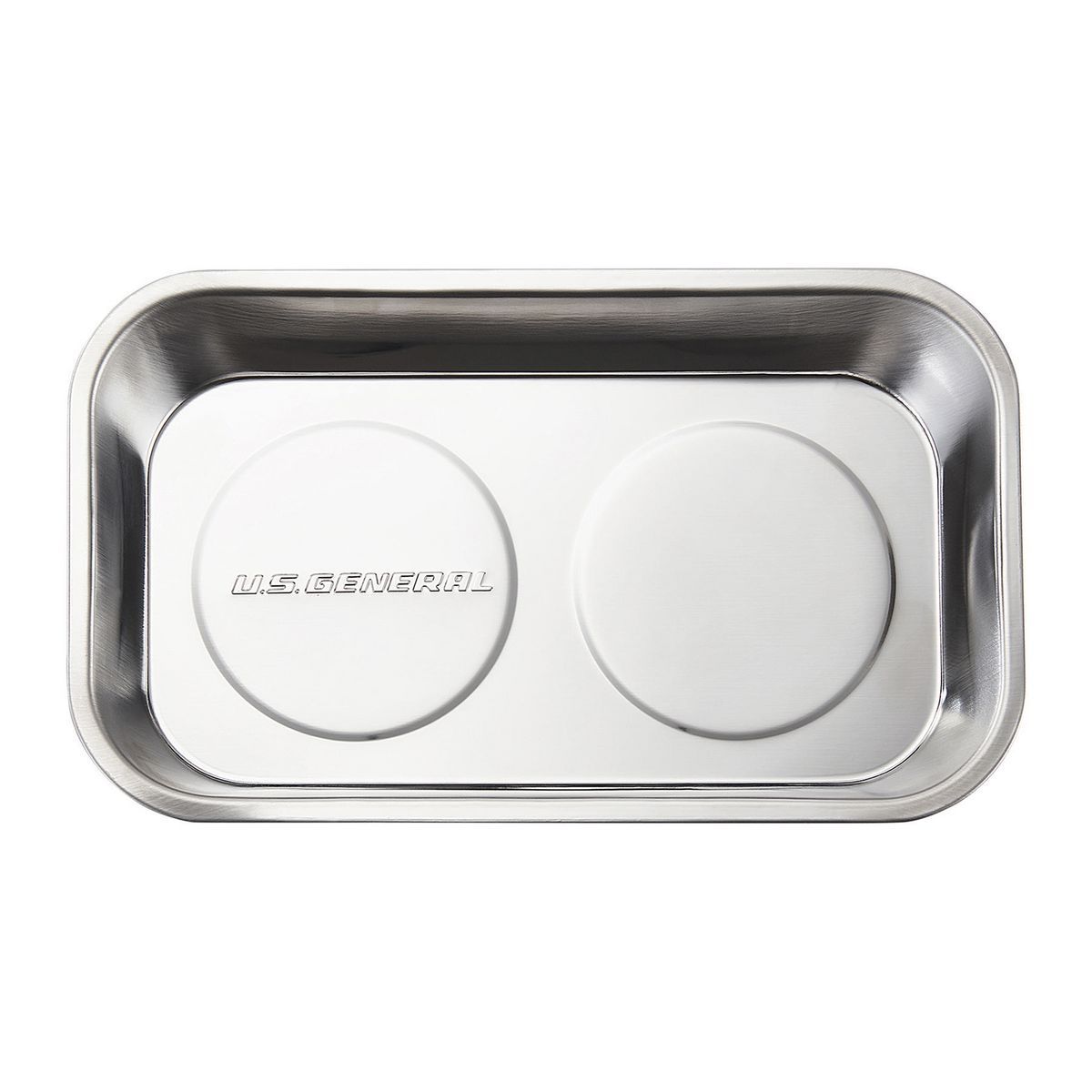 9-1/2 in. x 5-1/2 in. Magnetic Stainless Steel Parts Tray Y5341