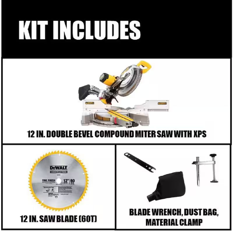 15 Amp 12 in. Double Bevel Sliding Compound Miter Saw N5592