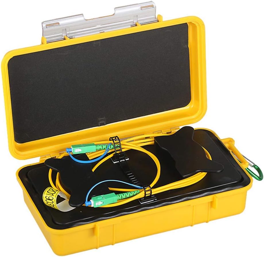 Fiber Optic OTDR Launch Cable Box G652D Singlemode 9/125 SC/APC-SC/APC Connector (2000M) P79581