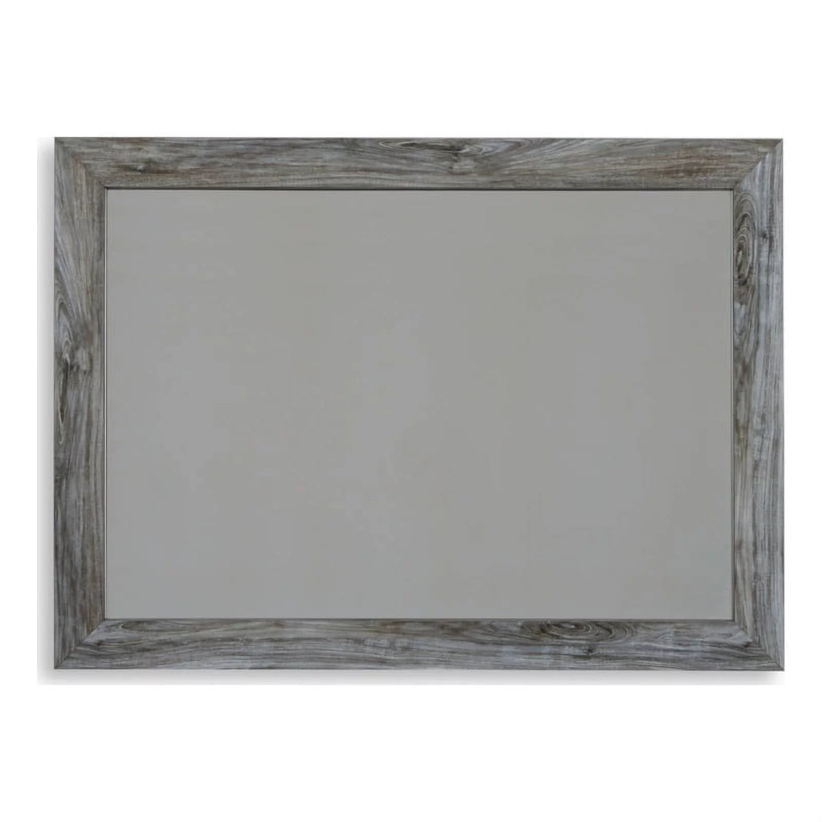 Wood Bedroom Mirror in Smoky Gray U219