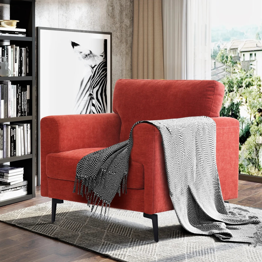 Linen Oversized Upholstered Accent Chair S32269