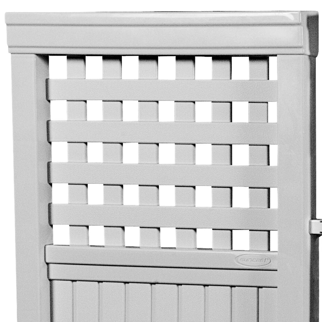 White 4-Piece Outdoor Screen Enclosure Set C695856