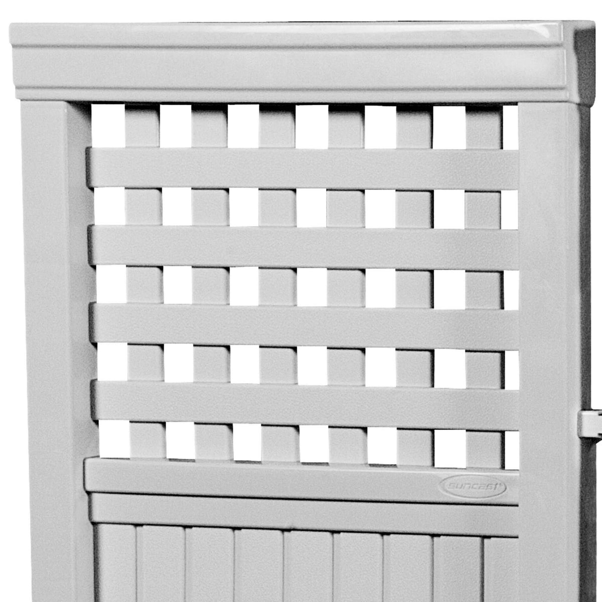 White 4-Piece Outdoor Screen Enclosure Set C695856