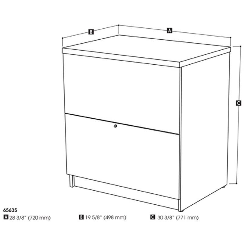 Deep Grey Lateral File Cabinet H405820