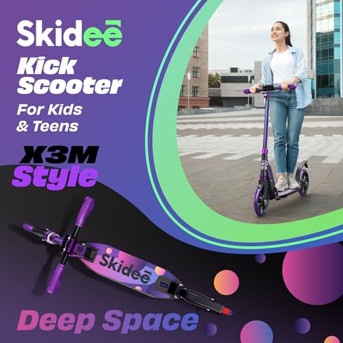Adjustable Folding Adult Scooter with Large Wheels A4567