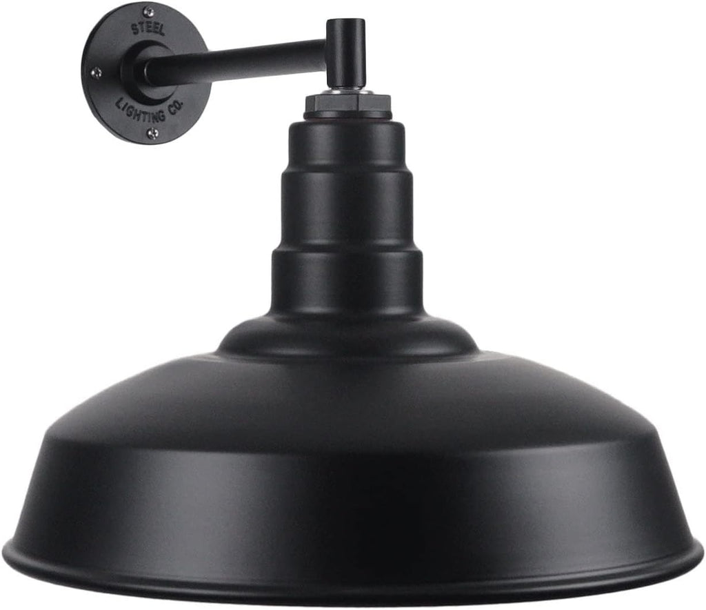 Matte Black Outdoor Barn Light Y904171