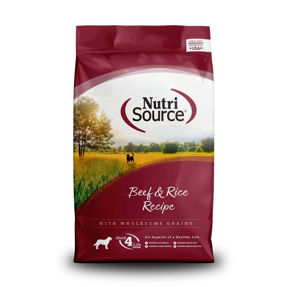 Beef Rice Dry Dog Food W14199