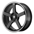 16 inch 5x108/114.3 Black Machined Wheel Rim C684