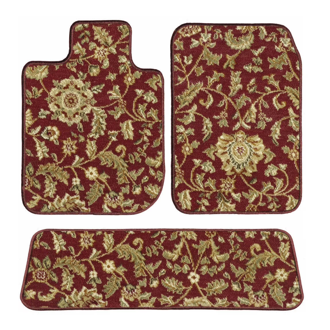 Red Oriental Car Mats G79942