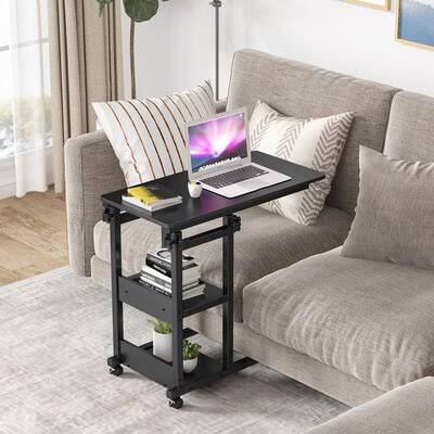Black Movable Tray Table S7067