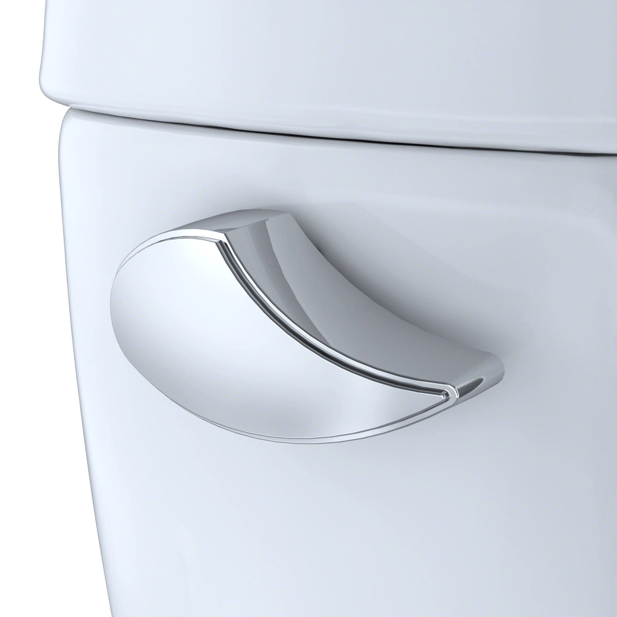 Cotton White Elongated Two-Piece Toilet with Right-Hand Trip Lever P451
