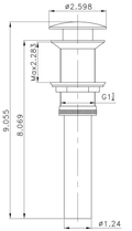 Oil Rubbed Bronze Bathroom Sink Drain L3519