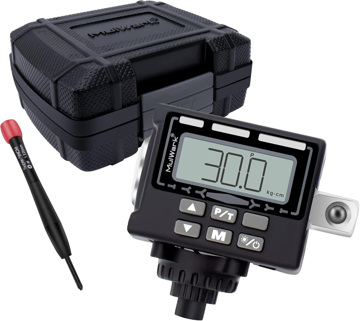 1/2" Digital Torque Adapter Converter with Tire Pressure Gauge, Pack of 2 K126