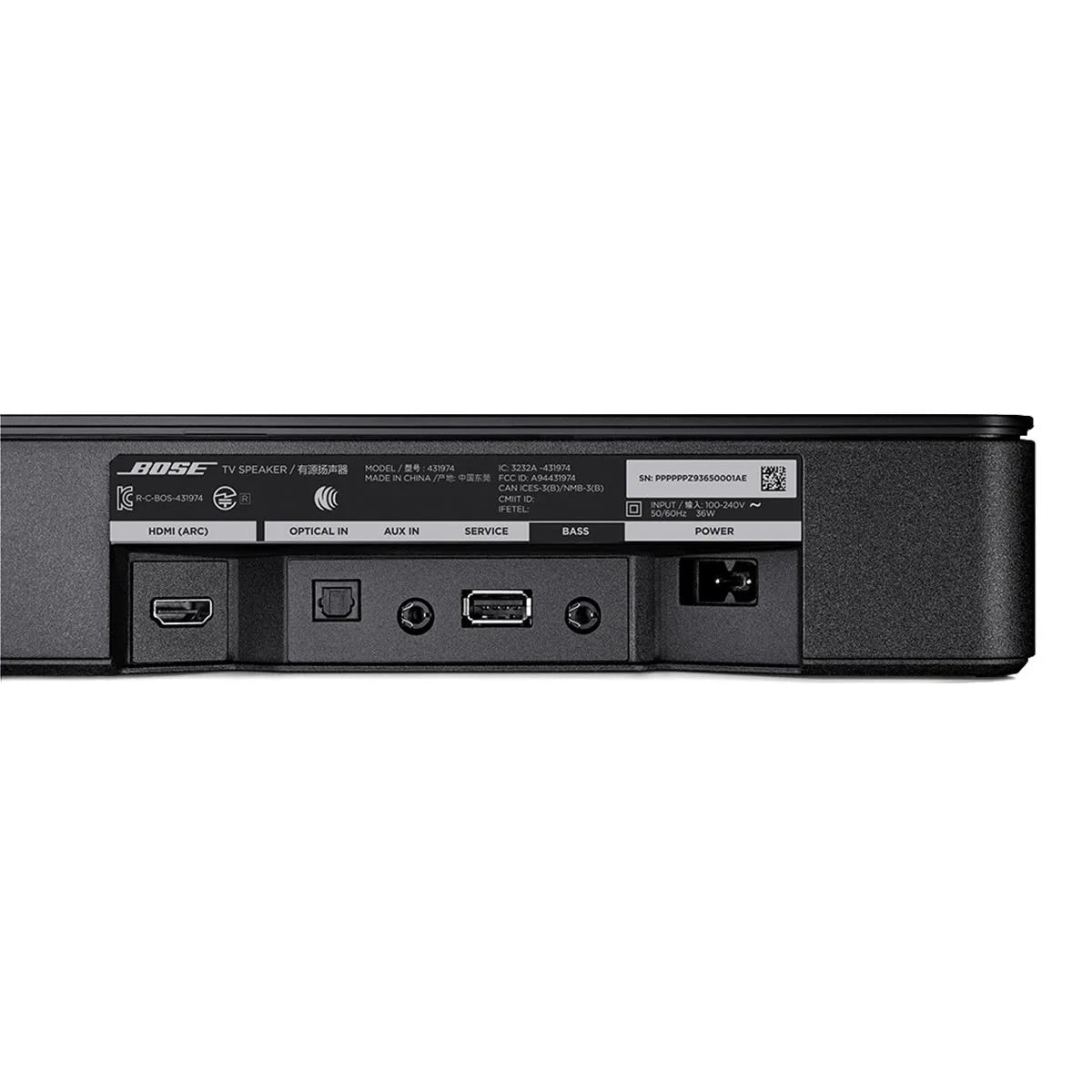 Black Wireless Bluetooth TV Speaker B6616