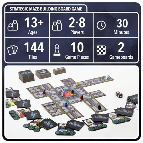 Strategy Board Game with Tiles 2 to 8 Players M9235