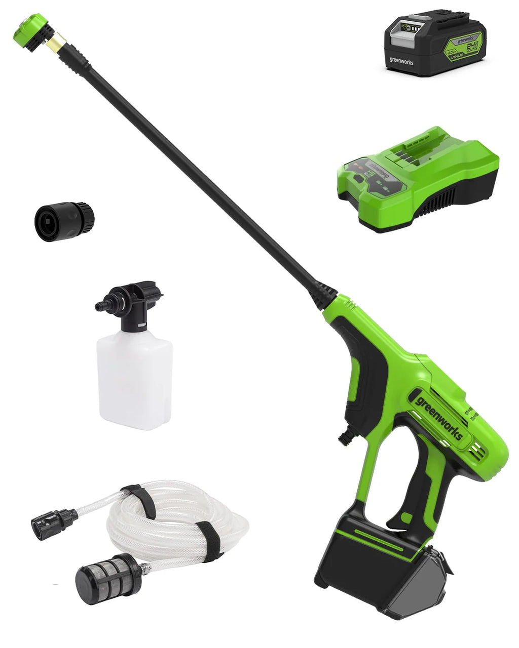 24V 600-PSI Cordless Power Cleaner with 4.0 Ah Battery and Charger A5978