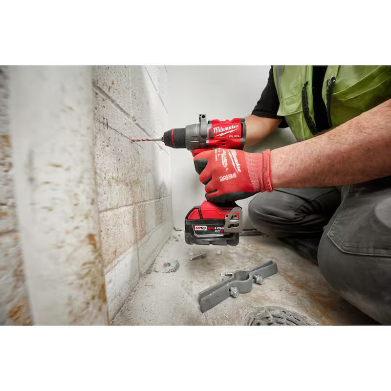 18-V Lithium-Ion Brushless Cordless Hammer Drill Driver Kit with Compact Router B8863