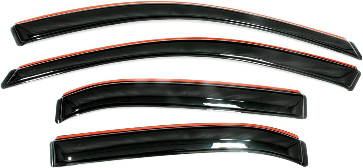 4-Piece Dark Smoke Side Window Deflector S6296