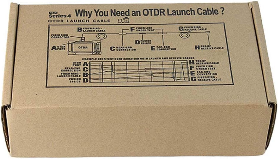 Fiber Optic OTDR Launch Cable Box G652D Singlemode 9/125 SC/APC-SC/APC Connector (2000M) P79581