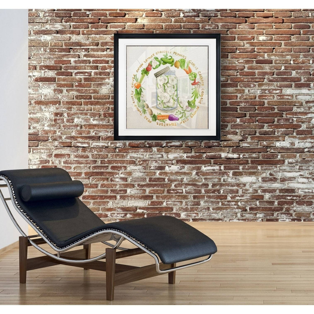 Framed Giclee Print 22X22 A987