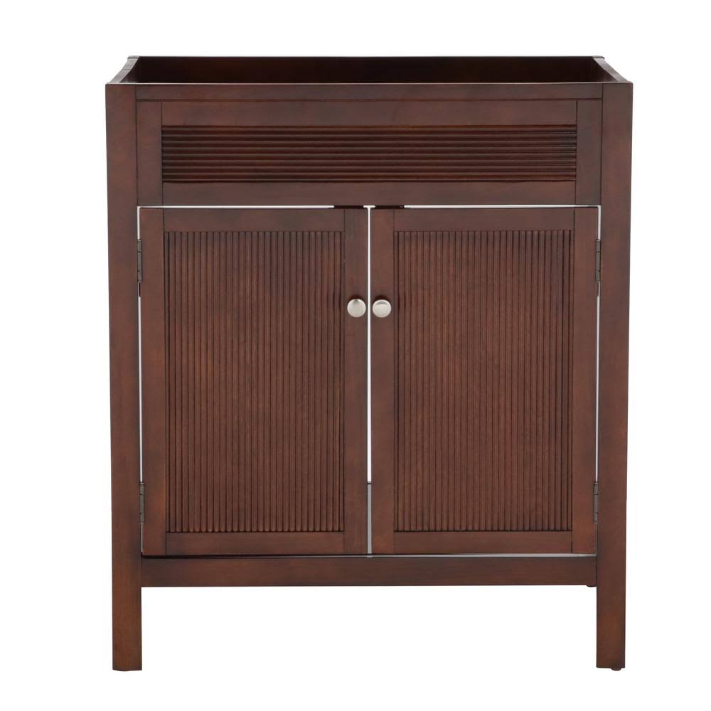 Vanity Cabinet Only in Dark Cherry S626