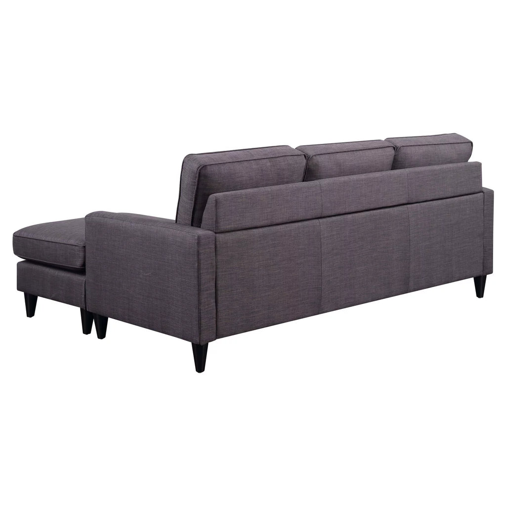 Charcoal Reversible Chaise Sectional B38798