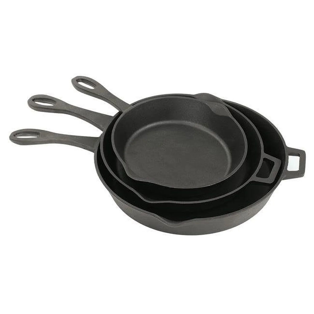 3 Piece Cast Iron Skillet Set S70036