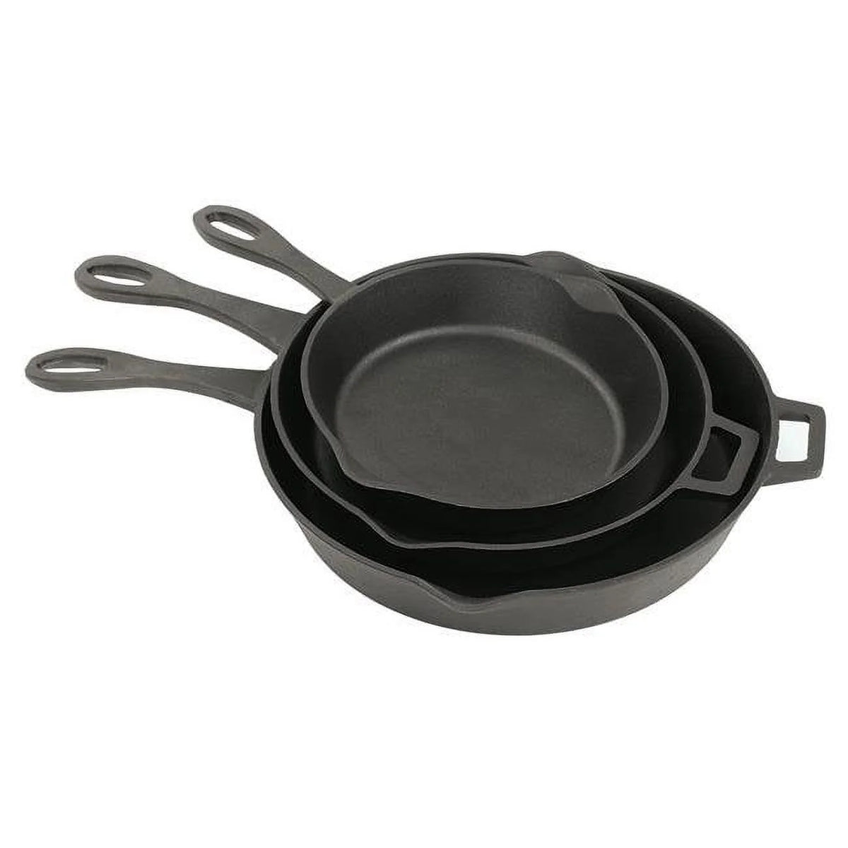 3 Piece Cast Iron Skillet Set S70036