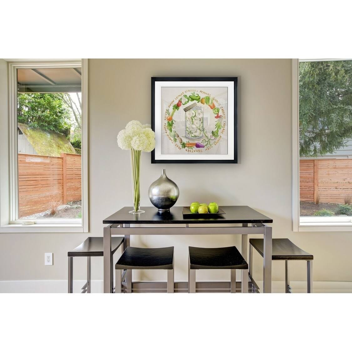 Framed Giclee Print 22X22 A987