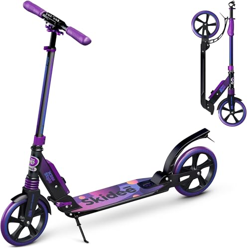 Adjustable Folding Adult Scooter with Large Wheels A4567