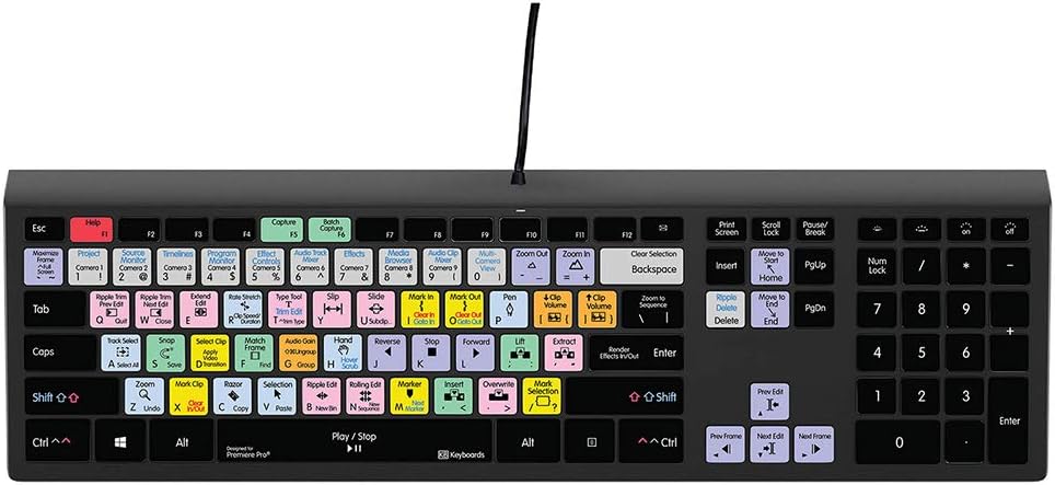 Slimline Editing Mechanical Keyboard for Windows PC B203