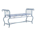 Antique White Outdoor Bench N8805