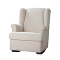 Upholstered Wingback Rocking Chair N505523