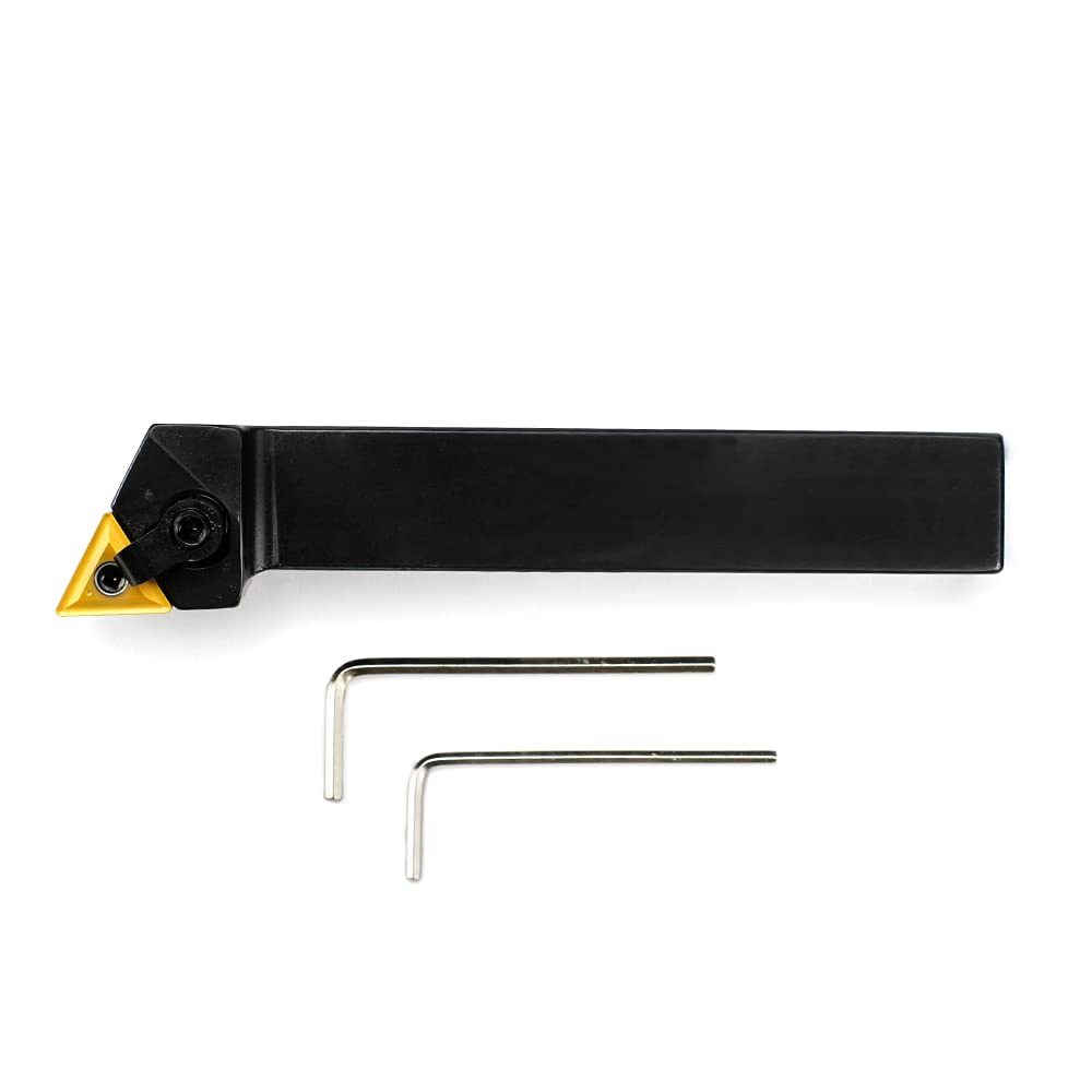Lathe Turning Tool Holder with TNMG332 Insert, 93 Degree, Pack of 2 I237063