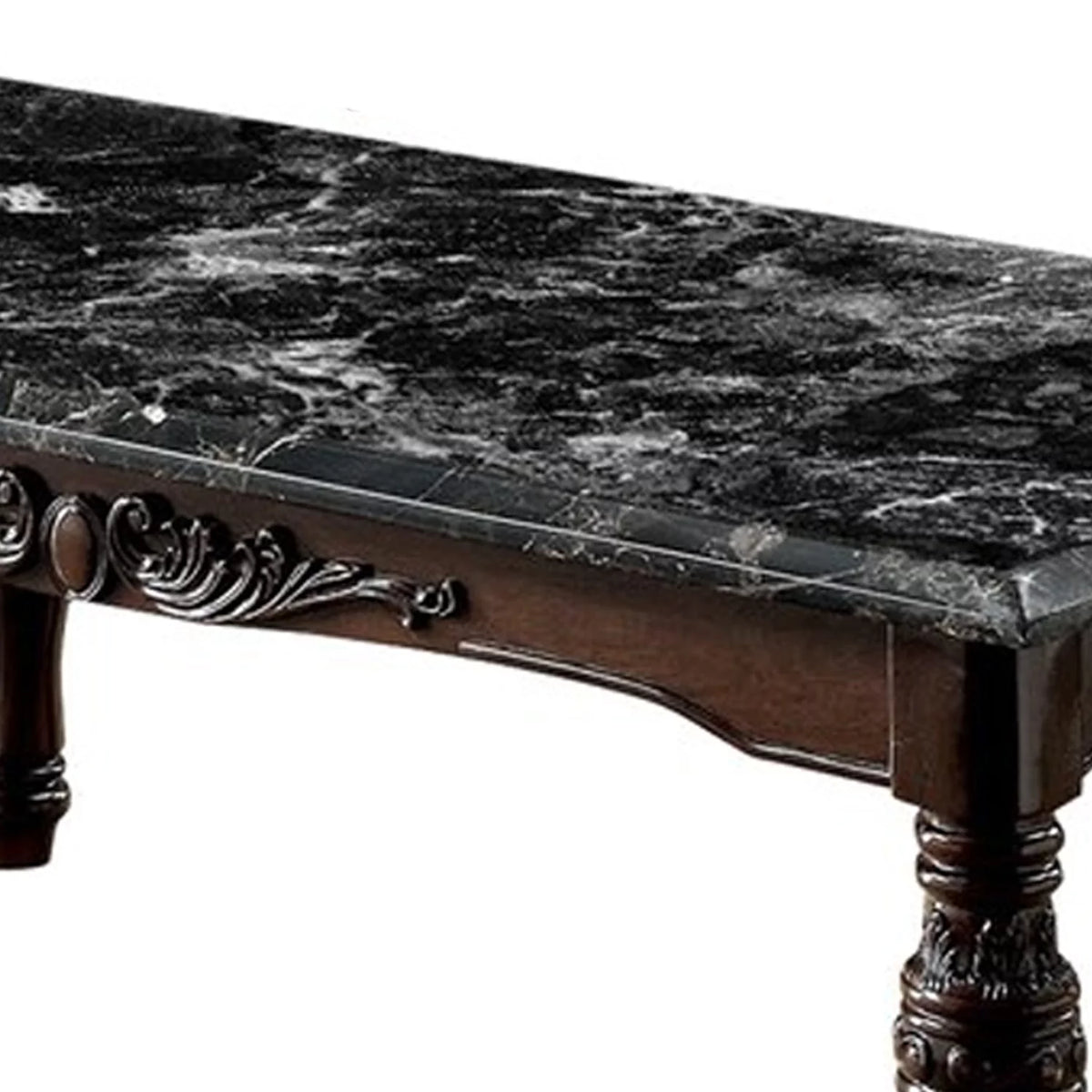 Faux Marble Top Coffee & End Tables Set, Pack of 3 E936
