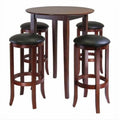 5 Pc Walnut Finish Pub Set W4078
