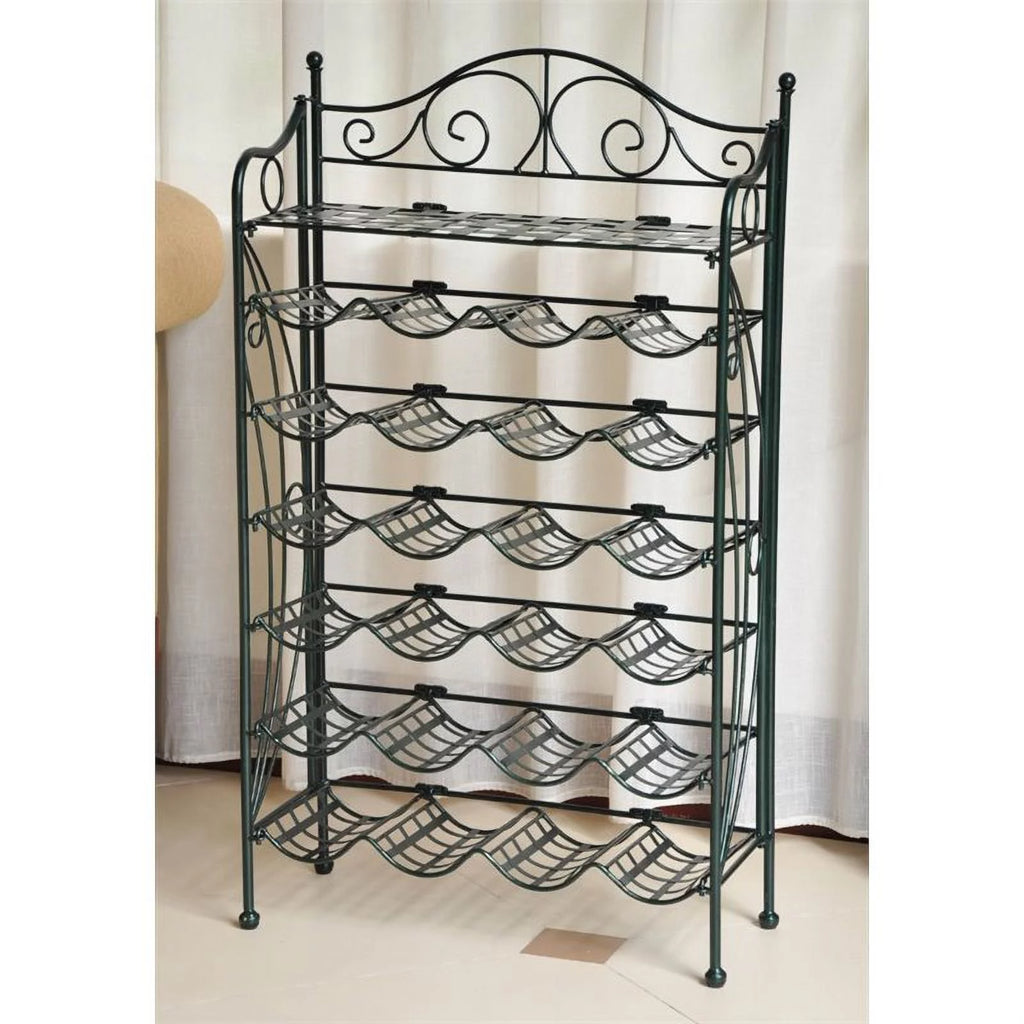 Iron 24-Bottle Wine Rack A9857
