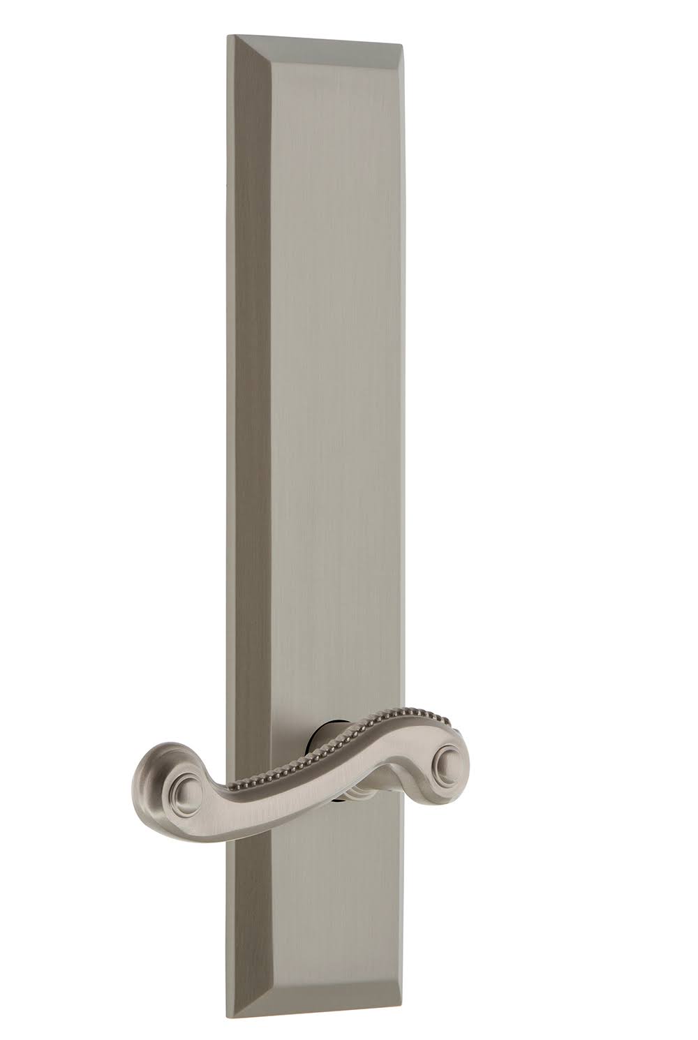 Satin Nickel Tall Plate Lever M455924