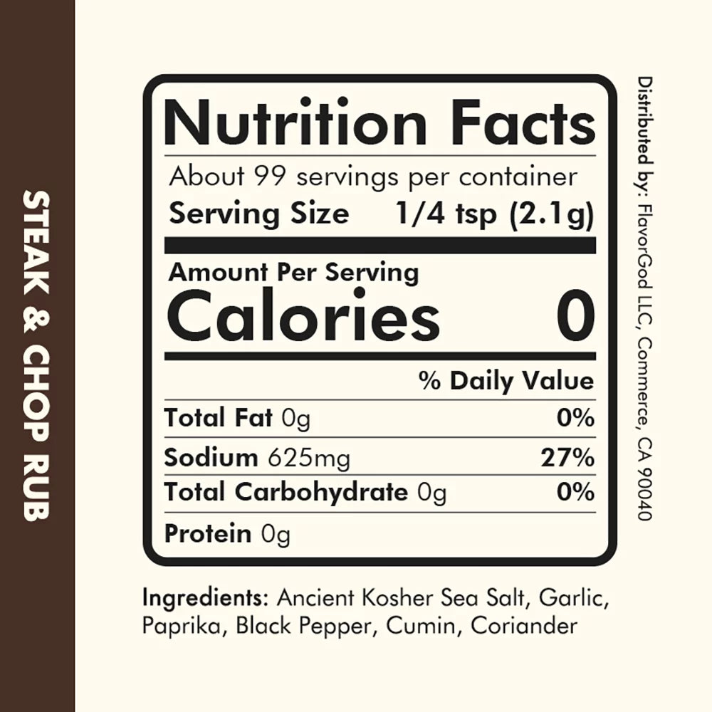 Steak & Chop Rub Double Pack F637