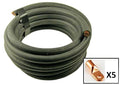 2 Gauge Black 40 Feet Battery Cable with 5 Lugs G3389