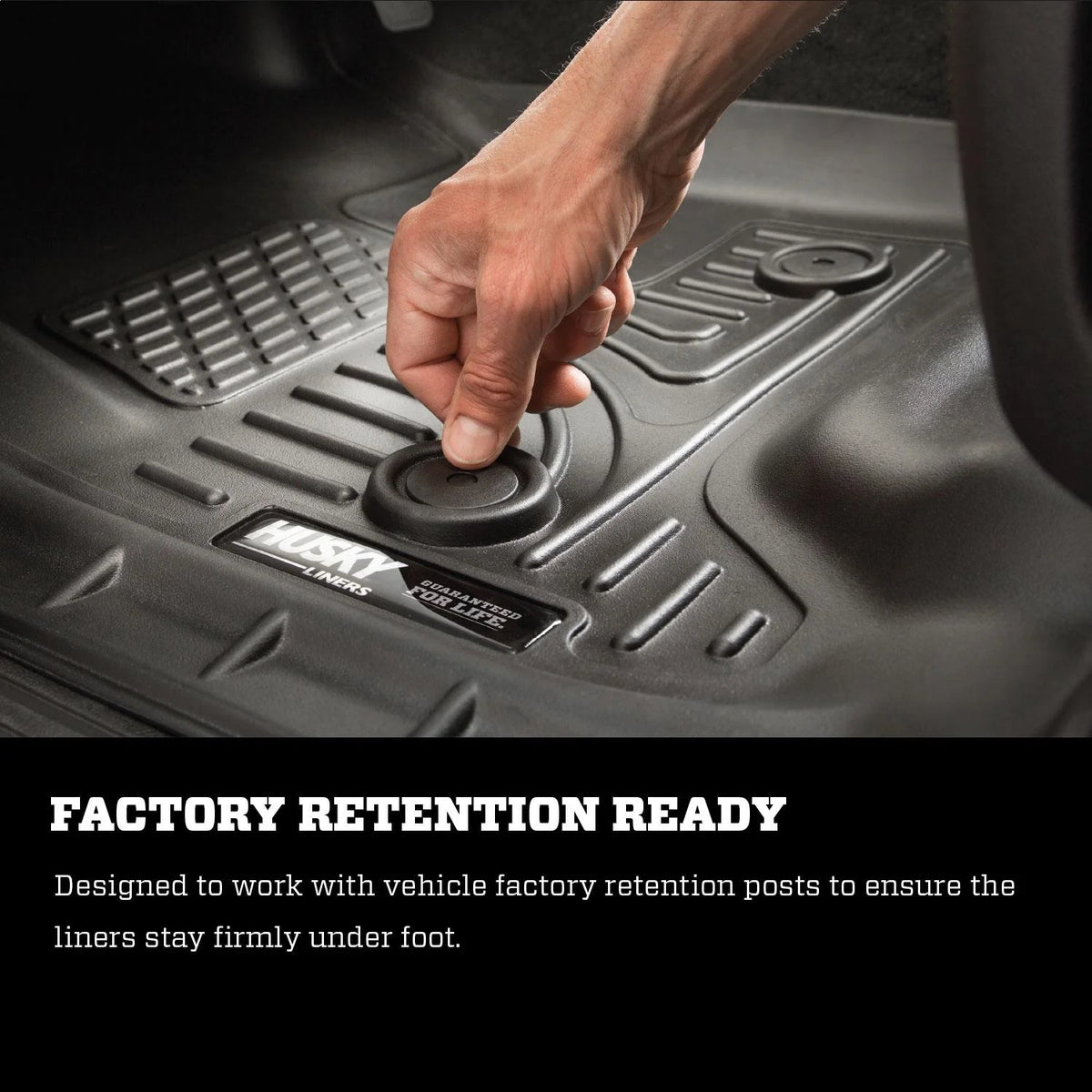 Black Front & 2nd Seat Floor Liners L59736