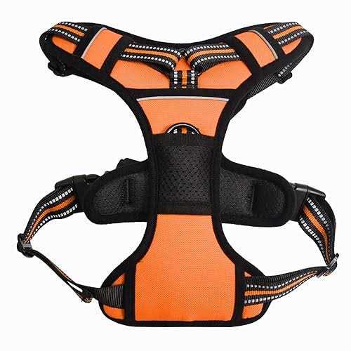 Padded Reflective Dog Harness J4800